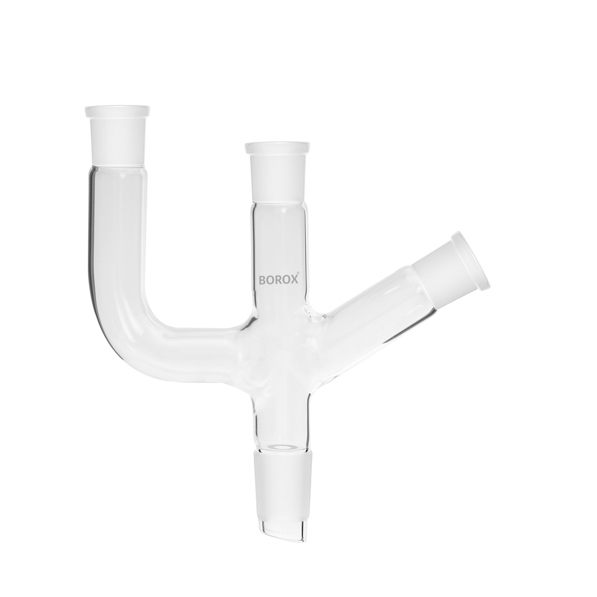 Cam Adaptör - 3 Boyunlu - Paralel ve 45° Açılı, Şilifli