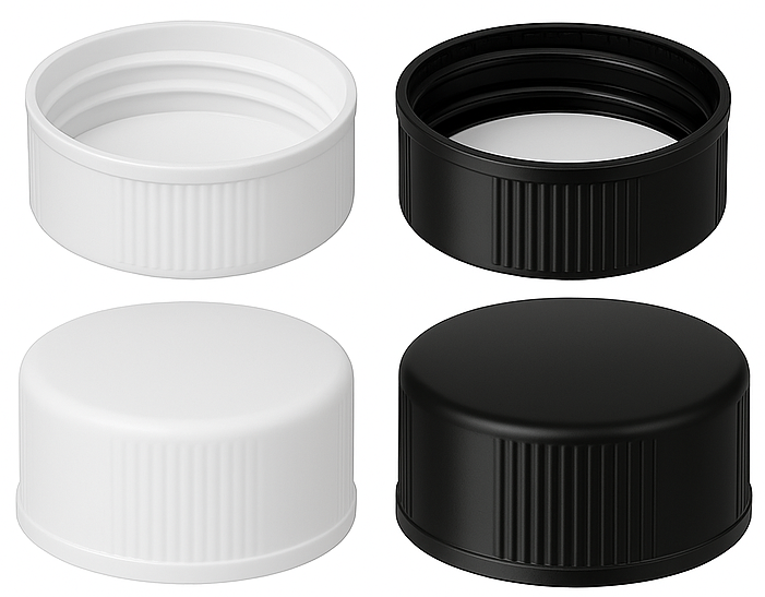 ND24-PP-Vialverschluss – mit PTFE/Silikon-Septum