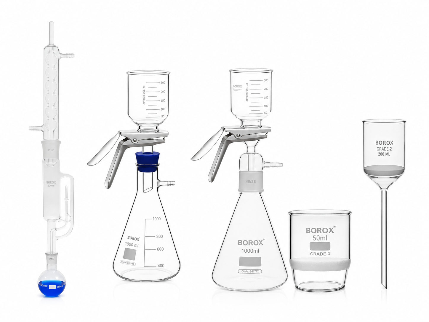 Laborglas-Sets und Apparaturen
